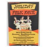 Vintage 1966 Milwaukee Holiday Folk Fare Program