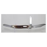 Vintage Old Timer Schrade 3 Blade Pocket Knife In