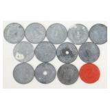 13 Missouri Sales Tax Receipt Coins