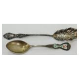 Two Antique Sterling Spoons