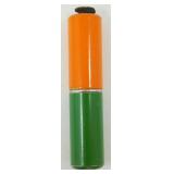 Vintage Orange and Green Lighter - Lipstick Style