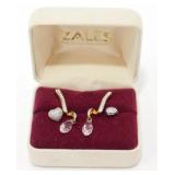 2 Pairs of Zales Earrings in Box