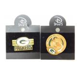 2 Disney Sports Packers Pins