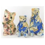 * 3 Cool Porcelain Figures