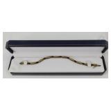 Gold, Ruby & Diamond Bracelet in Box