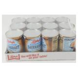 * 12 New Cans of Bavarian Style Sauerkraut