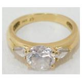 Gold and Diamond Ring in Bag - 3.92 g