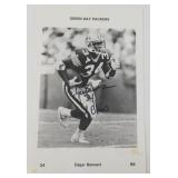Edgar Bennett #34 Green Bay Packers Signed Photo