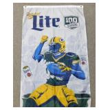 Miller Lite 100 Seasons Green Bay Packers Banner
