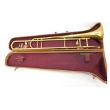 * Vintage Trombone with Case