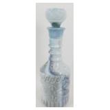 * Vintage Marble Glass Liquor Bottle Dispenser -
