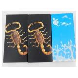 Black Scorpion Keychains & Necklace