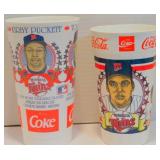 Vintage Twins Coca-Cola Cups