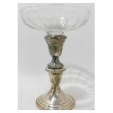 * Antique Sterling 8" Candle Holder - Gorham,