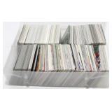 Group of Football Cards in Plastic Case - Many