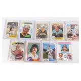 9 Vintage Hall of Fame Baseball Cards - 1970