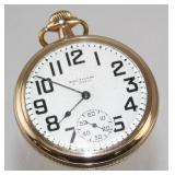 Waltham Railroad Gold Filled Pocket Watch Model