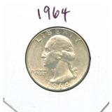 1964 Washington Silver Quarter