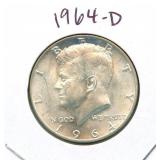 1964-D Kennedy Silver Half Dollar