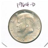 1964-D Kennedy Silver Half Dollar