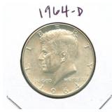 1964-D Kennedy Silver Half Dollar