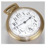 Waltham Railroad Gold Filled Pocket Watch Model