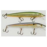 Original Rapala Fish Lures (2) - Excellent