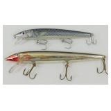 Original Rapala Musky Size Fish Lures (2) -