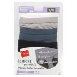New 3 Pack of Hanes Comfort, Period Discreet