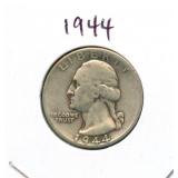 1944 Washington Silver Quarter