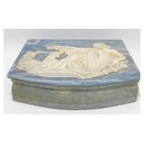* Incolay Stone Diane the Huntress Jewelry Box