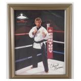 Autographed Chuck Norris Picture