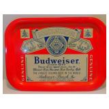 * Vintage Budweiser Tin Tray - 15.5"x11.5"