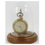 * Elgin Open Face Fancy Dial, Not Running - Gold