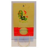 Vintage Towel & Match Holder