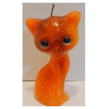 Vintage MCM Cat Candle