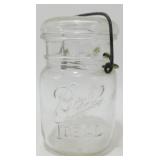 * Antique Ball Ideal Canning Jar with Glass Lid &