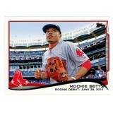 2014 Topps Update Mookie Betts Rookie Debut