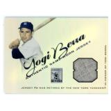 2001 Topps Tribute Patch Relic Yogi Berra