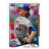 2014 Topps Update Jacob DeGrom Rookie Card #US-50