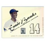 2001 Topps Tribute Patch Relic Ernie Banks