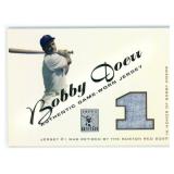 2001 Topps Tribute Patch Bobby Doerr Authentic