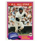 1981 Topps Reggie Jackson All-Star Card #400