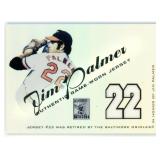 2001 Topps Tribute Patch Jim Palmer Authentic
