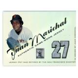 2001 Topps Tribute Patch Juan Marichal Authentic