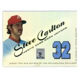 2001 Topps Tribute Patch Relic Steve Carlton
