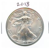 2018 U.S. Silver Eagle ASE - 1 oz Fine Silver