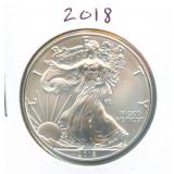 2018 U.S. Silver Eagle ASE - 1 oz Fine Silver