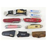 7 Knives & 2 Nail Clippers