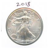 2018 U.S. Silver Eagle ASE - 1 oz Fine Silver